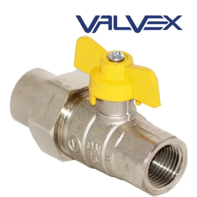 Válvulas de bola para gas con unión de asiento cónico, serie ORION 1/2", Valvex