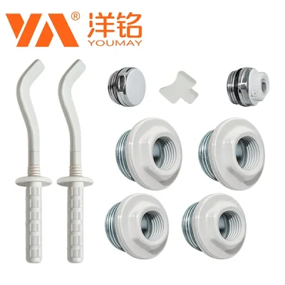 Kit de conexión color blanco WL-1211 para radiadores modulares, Youmay