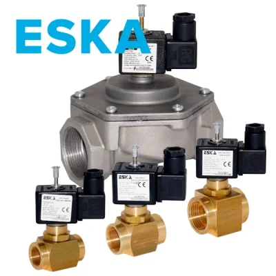 Electroválvulas de gas N.A. para detectores de fugas, EGV, Eska Valve