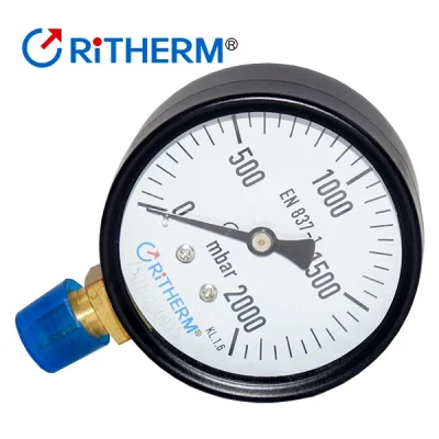 Manómetros tipo cápsula 0-2000mbar, cnx radial, Ritherm