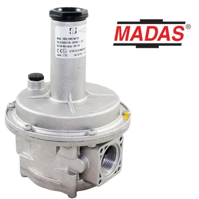 Reguladores de presión segunda etapa de alto consumo FRG/2MC roscados DN15 a DN25 Madas