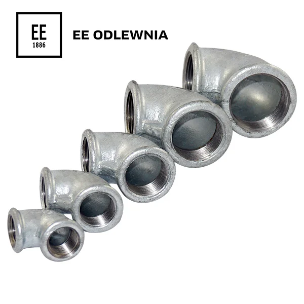 Codo de 90º (H-H) galvanizado, EE