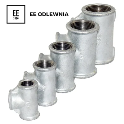 Tee (H-H) galvanizada, EE