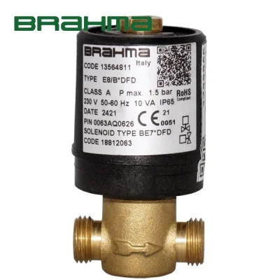 Electroválvulas de gas N.C. E8/B*DFD, Brahma