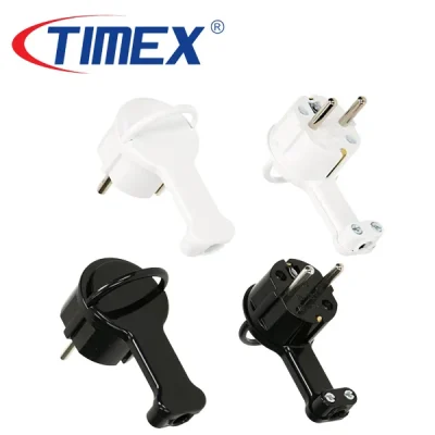 Clavijas enchufes Schuko 16A con jalador, Timex