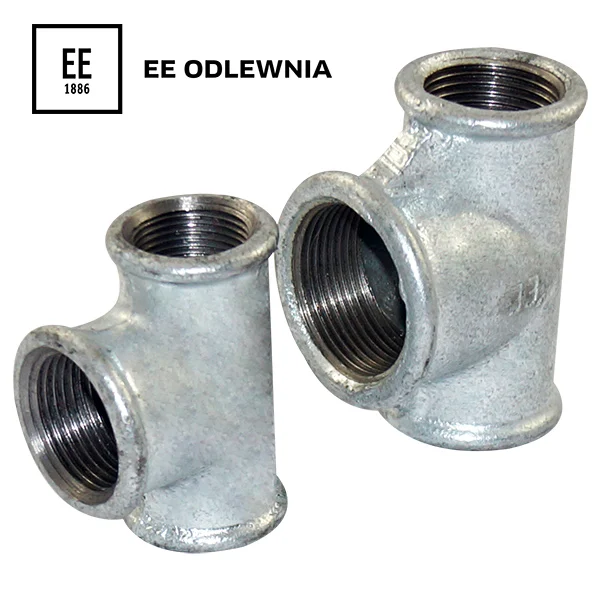 Tee amplificador (H-H) galvanizado, EE