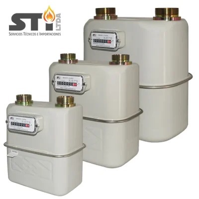Medidores de gas comerciales e industriales tipo diafragma STI LTDA