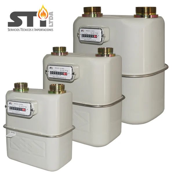 Medidores de gas comerciales e industriales tipo diafragma, STI LTDA
