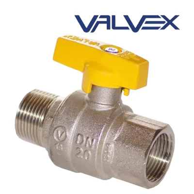 Válvulas de bola en línea (M/H) para gas serie ORION, Valvex - 3/4" (DN20)