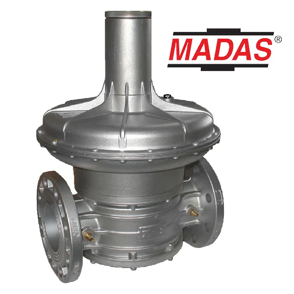 Reguladores de presión segunda etapa de alto consumo FRG/2MC bridados DN50 y DN65, Madas