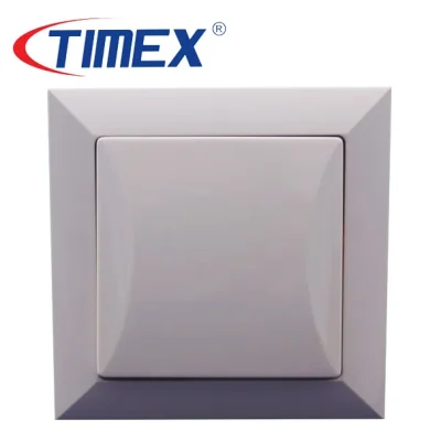 Placa interruptor eléctrico simple OPAL beige, Timex