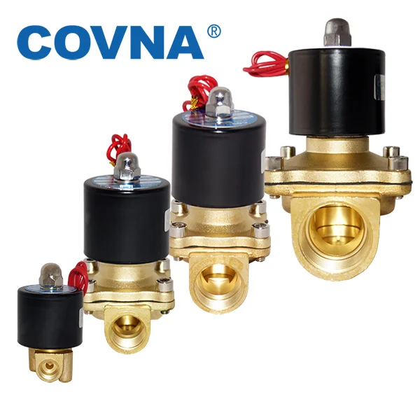 Electroválvulas agua, aire, gas N.C. 2W, Covna