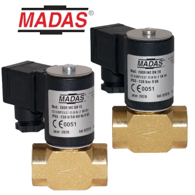 Electroválvulas de gas de apertura rápida EVOF/NC, Madas