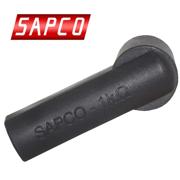 Conector en ángulo para electrodos encendido e ionización de 6,35mm, Sapco