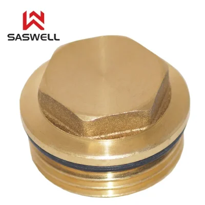Tapón con O-ring SDW-17 para colector, Saswell