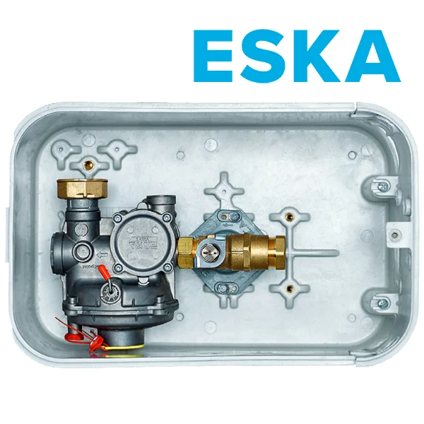 Gabinetes enterrados S220 para reguladores de gas, Eska Valve