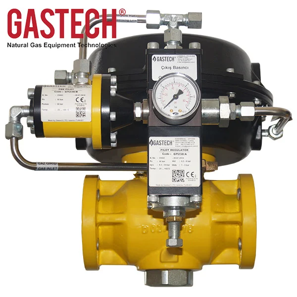 Regulador de presión trabajador pilotado Z25-P AP Gastech