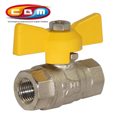 Válvulas de bola en línea 1/4", CBM