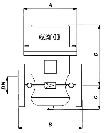 filtro-gas-cartucho-5-micras-50bar-ANSI-300-Z25-50-300-LR-gastech-dimensiones