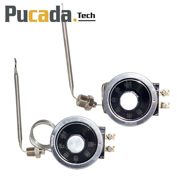 Termostato de regulación millivolt 65÷200°C Pucada