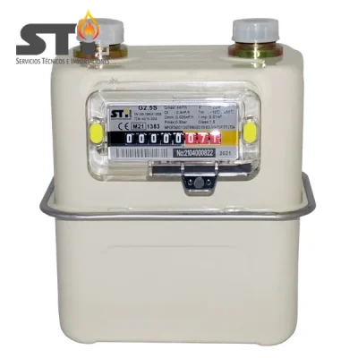 Medidores de gas domiciliario tipo diafragma, STI LTDA - G2,5S (cnx 7/8" - 110mm entre ejes)