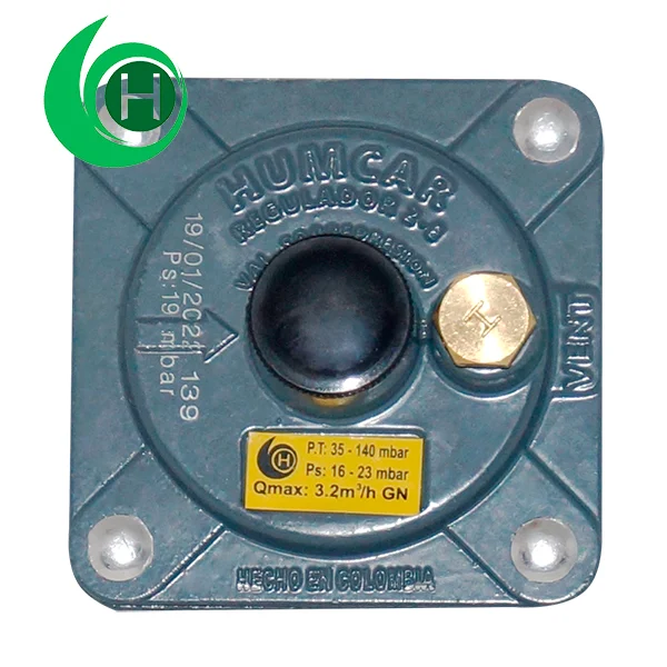 Reguladores de presión segunda etapa R2ET (3 2Nm3/h) Humcar (vista 2)