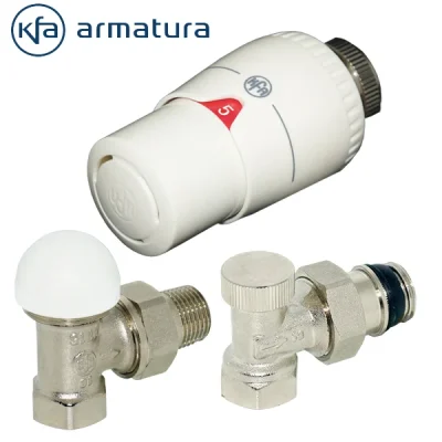 Kit termostático en ángulo, KFA Armatura