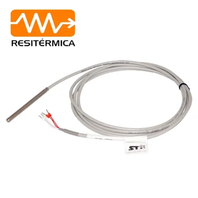 Sensor de temperatura Pt100 (4 hilos) Resitermica