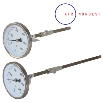 Termómetros para horno 0÷500°C, cnx axial, ATR Nordest