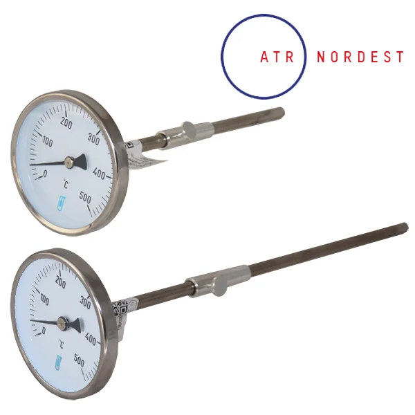 Termómetros para horno 0÷500°C, cnx axial, ATR Nordest