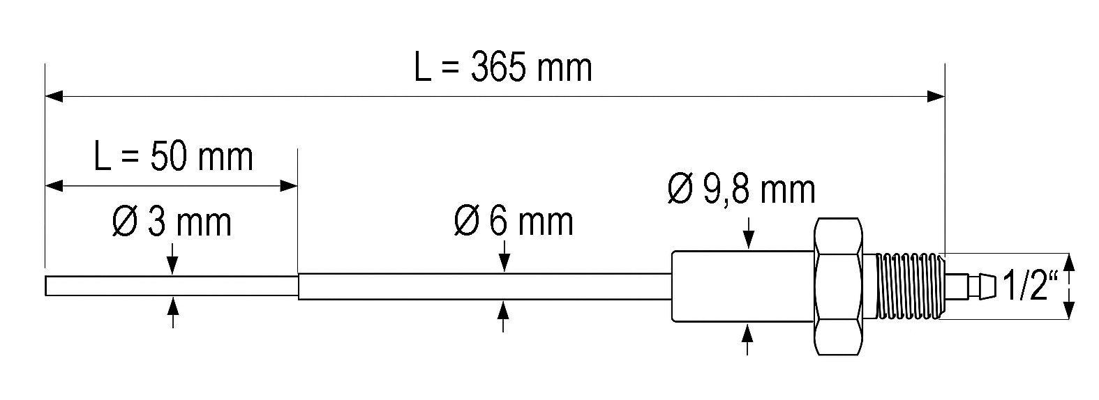 Electrodo-encendido-varilla-INOX-3x365mm-Yunnuo-Industrial-1