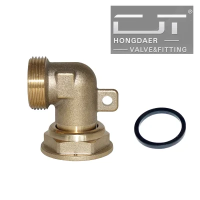 Codos conectores para reguladores y medidores de gas Deouni - Hongdaer – Tuerca loca 7/8" (H) x 7/8" (M)