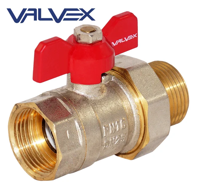 Válvulas de bola DN25 para colectores, ORO, Valvex