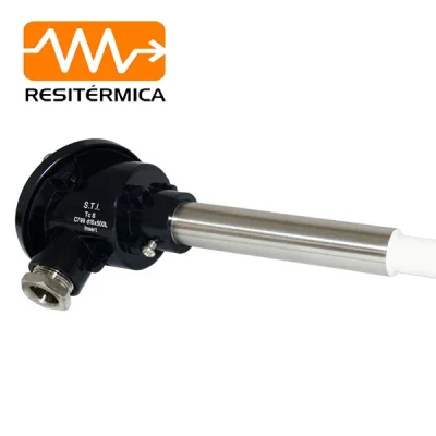 Termopar tipo S con termopozo cerámico C799, Resitermica