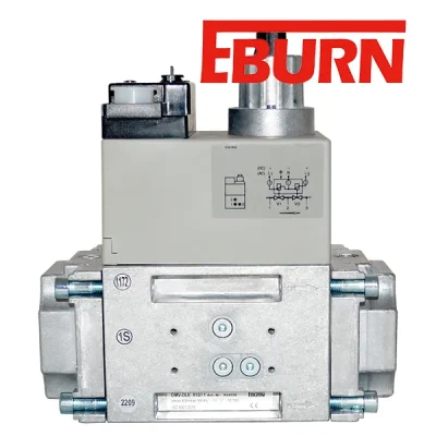 Electroválvula doble de gas de apertura lenta DMV-DLE 512/11, Eburn