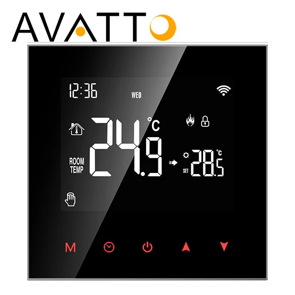 Cronotermostato digital programable inteligente ZWT100, Avatto