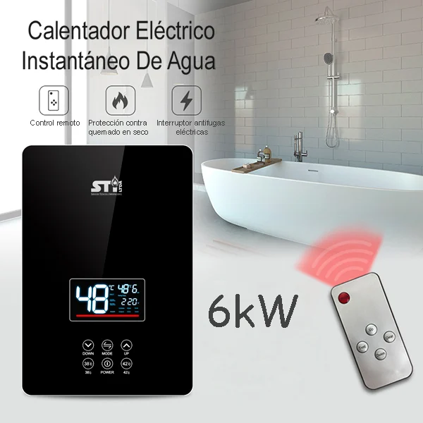 Calefones eléctricos 6L/min STI SG02-60 Chongde – 6kW
