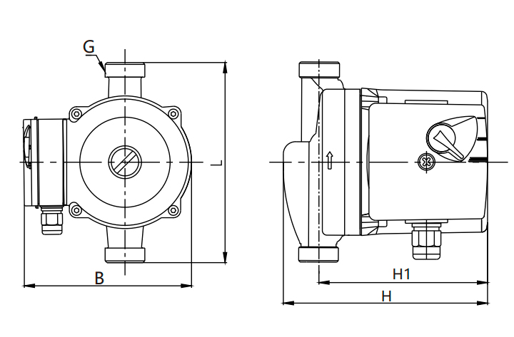 Bomba-recirculacion-160W-240W-270W-10bar-GPD2012S150-SHINHOO-Dynasty-medidas