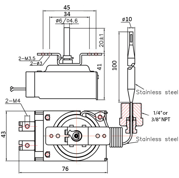 termostato-regulacion-millivolt-termocupla-capilar-sinopts-dimensiones