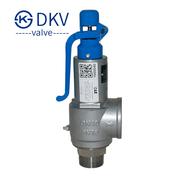 Valvula-alivio-vapor-7-10bar-DN40-A28H-16C-DKV-Valve