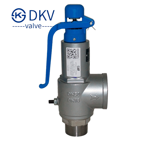 Valvula-alivio-vapor-7-10bar-DN50-A28H-16C-DKV-Valve