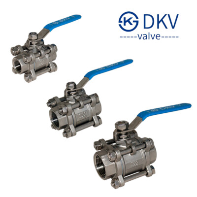 Valvulas-bola-3-cuerpos-1000WOG-SS304-DKV-Valve