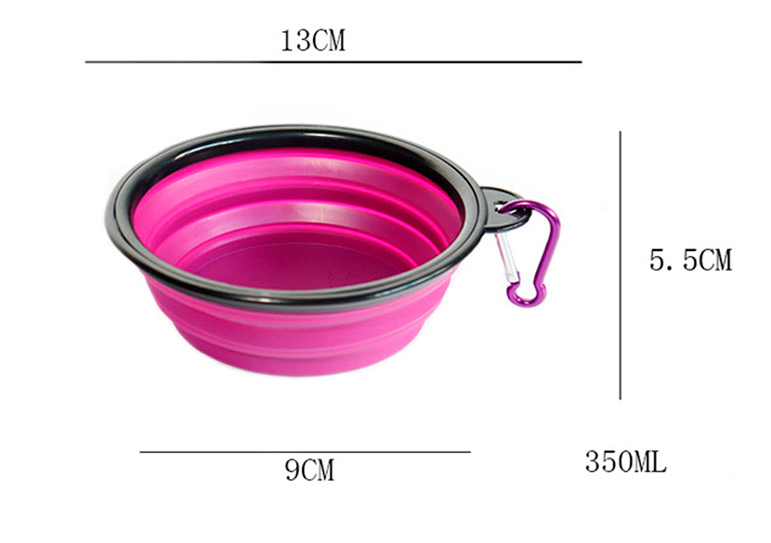 Plato-plegable-silicona-con-gancho-350ml-mascota-medidas