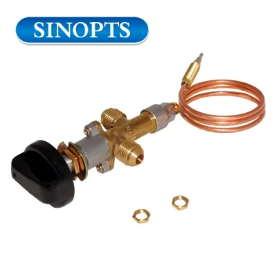 Kit válvula de seguridad termoeléctrica c/ perilla y termocupla capilar SNV-14123A Sinopts