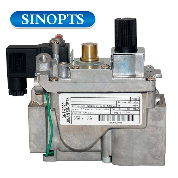 Válvulas compactas de gas SNT-2020, Sinopts