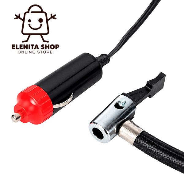 Mini compresora de aire portátil 12V con manómetro, ELENITA SHOP - Image 3