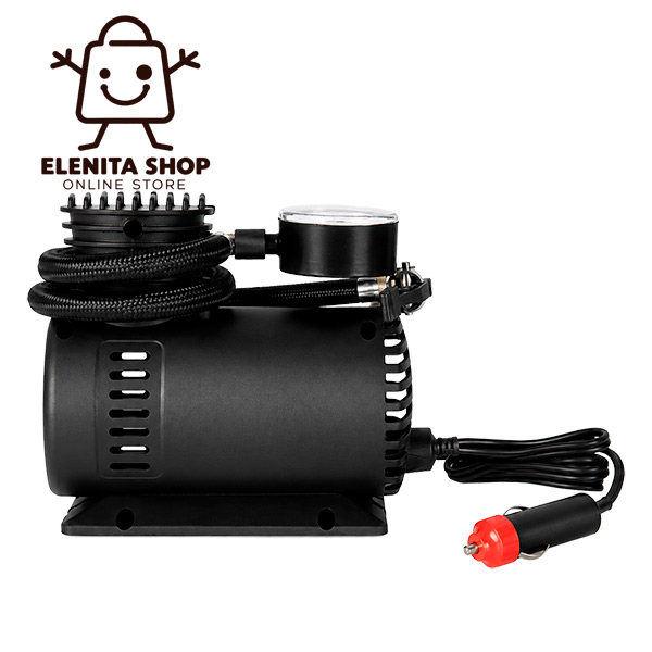 Mini compresora de aire portátil 12V con manómetro, ELENITA SHOP - Image 5