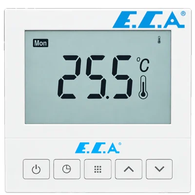 Cronotermostato digital programable de empotrar E.C.A. 601021031 - vista frontal