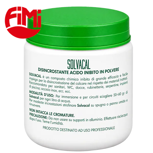 Desincrustante en polvo Solvacal 500 g, FIMI