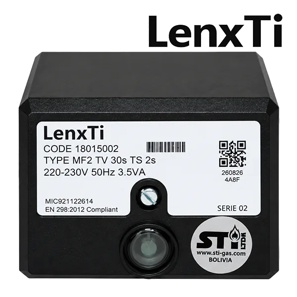 programador de llama MF2 LenxTi, modelo MF2 con tiempo de seguridad 2 s